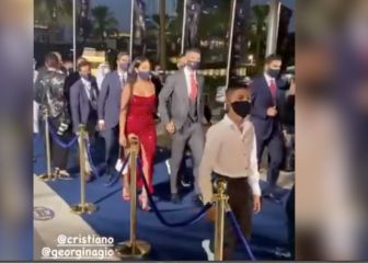 El vídeo de Georgina que opaca a Cristiano en la ceremonia de los 'Globe Soccer'