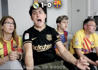 La viral reacción al Clásico de un hincha del Barça