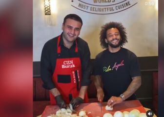 Marcelo visitó a un famoso chef en Dubái y la sorpresa final arrasa en Instagram