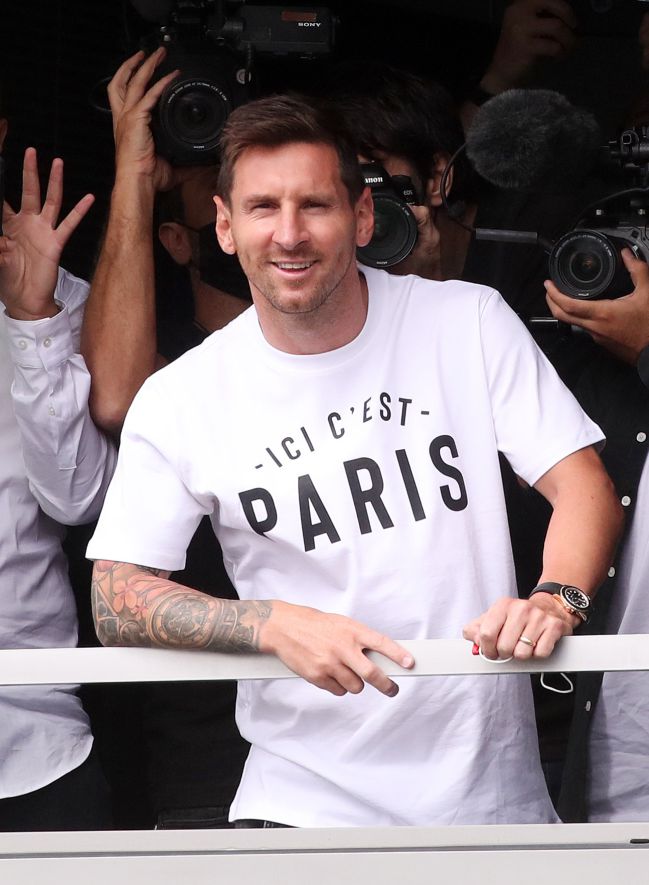 The watch that Messi has released in his new life in Paris