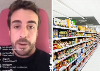 El surrealista vídeo de Alonso y la compra en el supermercado que ha vuelto a hacerse viral