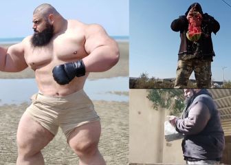 El 'Hulk Iraní' publica video para intimidar a su próximo rival