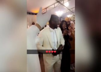 El animado video de la boda de Dembélé: ¡se casó de blanco!