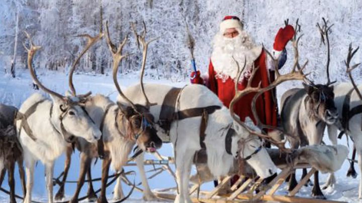 ¿Cómo se llaman los renos de Santa Claus y cuáles son los sonidos que hace Papá Noel al dejar los regalos?