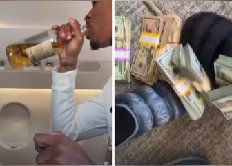 Miles de billetes y botellas de alcohol: el video de una figura de la NBA que se hizo viral