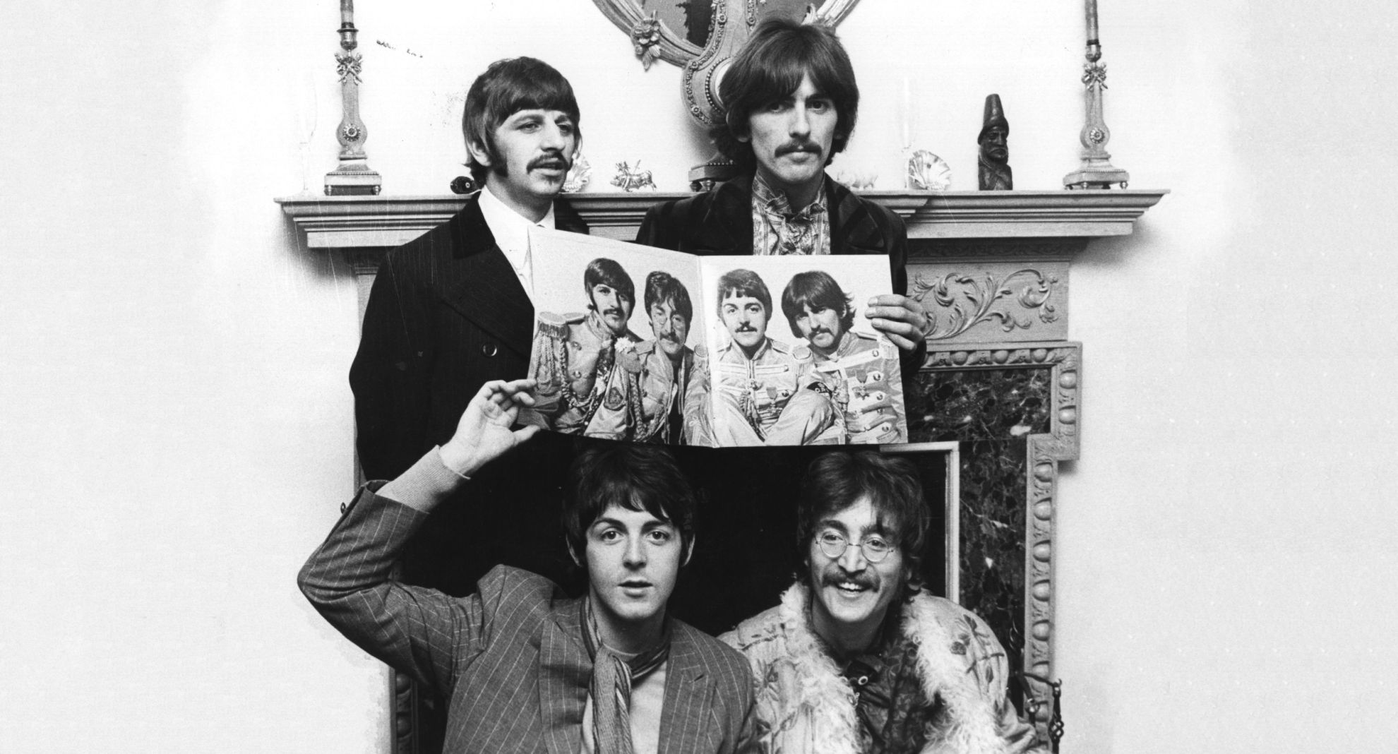 Paul McCartney, John Lennon, Ringo Starr y George Harrison.