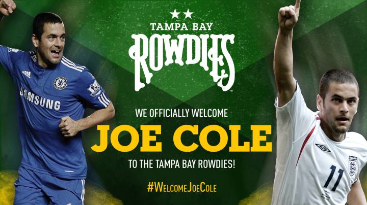 Oficial: Joe Cole se va a la NASL, ficha por los Tampa Bay Rowdies
