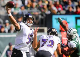 Joe Flacco debe adelgazar… Su número de pases