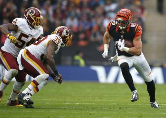 Los Redskins regalan a los Bengals un empate en Londres