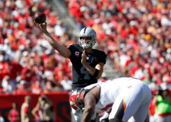Derek Carr y Amari Cooper fueron demasiado para Tampa