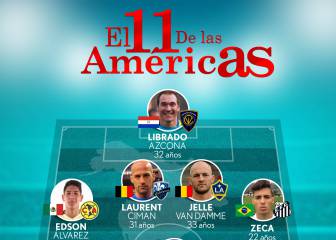 Un chileno lidera el 11 ideal de las ligas de América