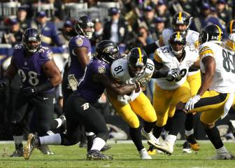 La defensa de Ravens maniata a un débil Ben Roethlisberger