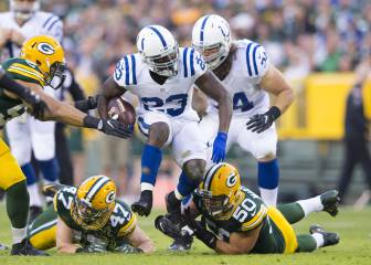 Los Colts ganan un emocionante partido en Green Bay