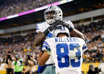 Dez Bryant jugó un partidazo tras la muerte de su padre