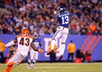Odell Beckham a ritmo de ser el mejor receptor de siempre