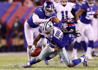 La defensa de Giants amargó la vida a Prescott y Dez Bryant