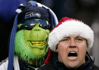 Richard Sherman se vistió del Grinch y robo la navidad a Goff