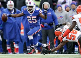 Los Bills siguen vivos tras ganar a unos Browns incapaces