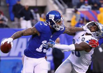 Odell Beckham Jr. no deja de hacer historia en la NFL