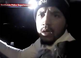 Las impactantes imágenes de la detención de Michael Floyd