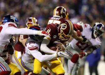 Los Giants eliminan a los Redskins de los playoffs