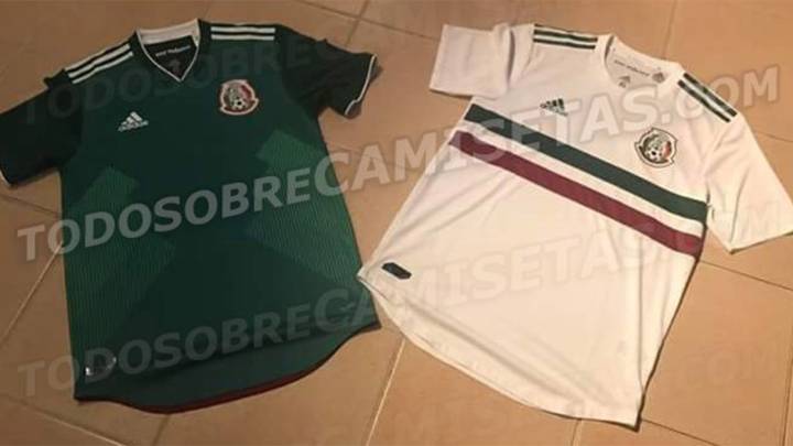 Filtran las posibles camisetas de México para la Confederaciones