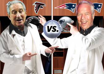 Duelo de bailes entre los dueños de New England Patriots y Atlanta Falcons
