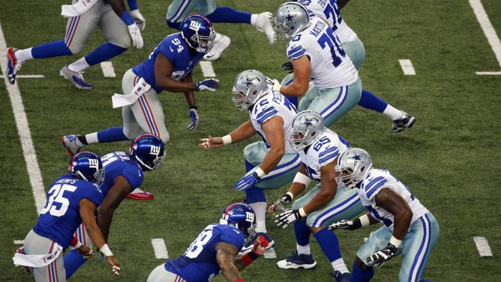 La línea ofensiva de los Dallas Cowboys es la mejor de la NFL.