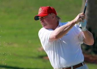 Donald Trump... un gran tramposo jugando al Golf