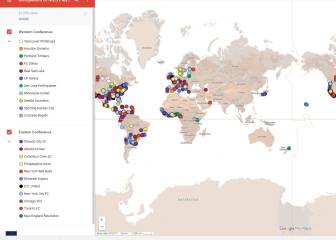 El mapa interactivo con todos los lugares de nacimiento en la MLS