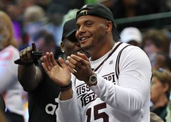 Dak Prescott se volvió loco con la victoria de Mississippi State