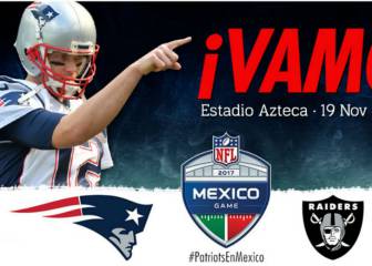 OFICIAL: El Raiders-Patriots en el Azteca ya tiene día y horario