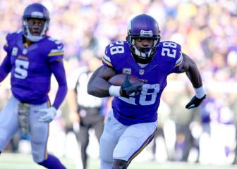 Adrian Peterson y los Saints están cada vez más cerca