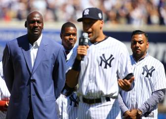 Jordan se acuerda de Jeter en la retirada de su número 2