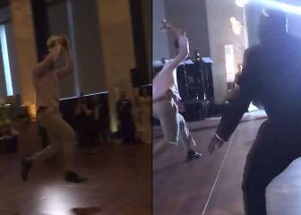 Un jugador cura, Gronko cogiendo el ramo... Showtime