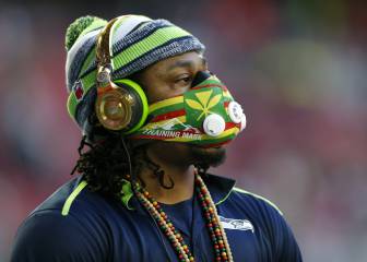 Marshawn Lynch es Santa Claus para los niños de Oakland