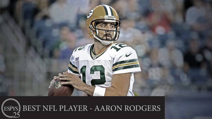 Aaron Rodgers, MVP de la NFL para la ESPN.