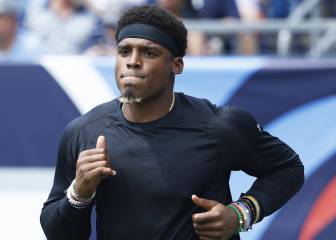 Cam Newton entrena con normalidad y jugará el jueves
