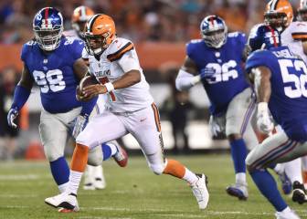 DeShone Kizer gana la batalla de QBs en los Browns