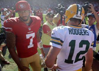 Rodgers cree que Kaepernick está en el paro por racismo
