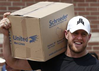 J.J. Watt pasa de 27 millones de dólares recaudados para Houston