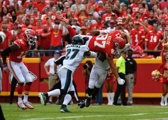 El show de Travis Kelce decide un maravilloso Chiefs - Eagles