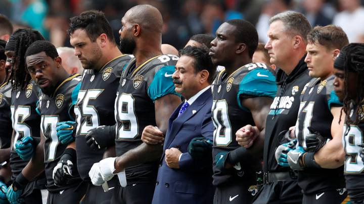 Protestas sin precedentes en la NFL contra Donald Trump