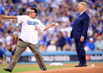 Fernando Valenzuela, homenajeado en Juego 2 de la Serie Mundial