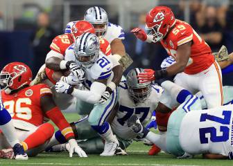 Los Dallas Cowboys doblegan a unos erráticos Chiefs