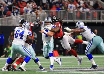 Cowboys sin “Zeke” Elliott fue una caricatura frente Falcons