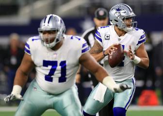 Más problemas en la OL para los Dallas Cowboys