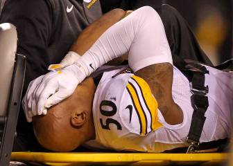 Shazier recupera la movilidad de las piernas y evita el quirófano