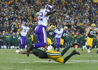 La victoria de los Vikings sobre los Packers en imágenes