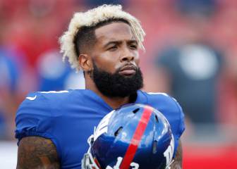 Odell Beckham Jr. transmite su experiencia a Eli Apple